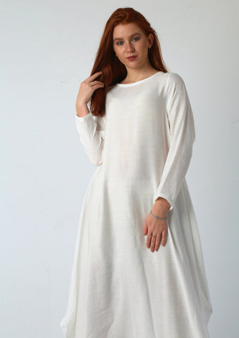 Butterfly Linen Dress