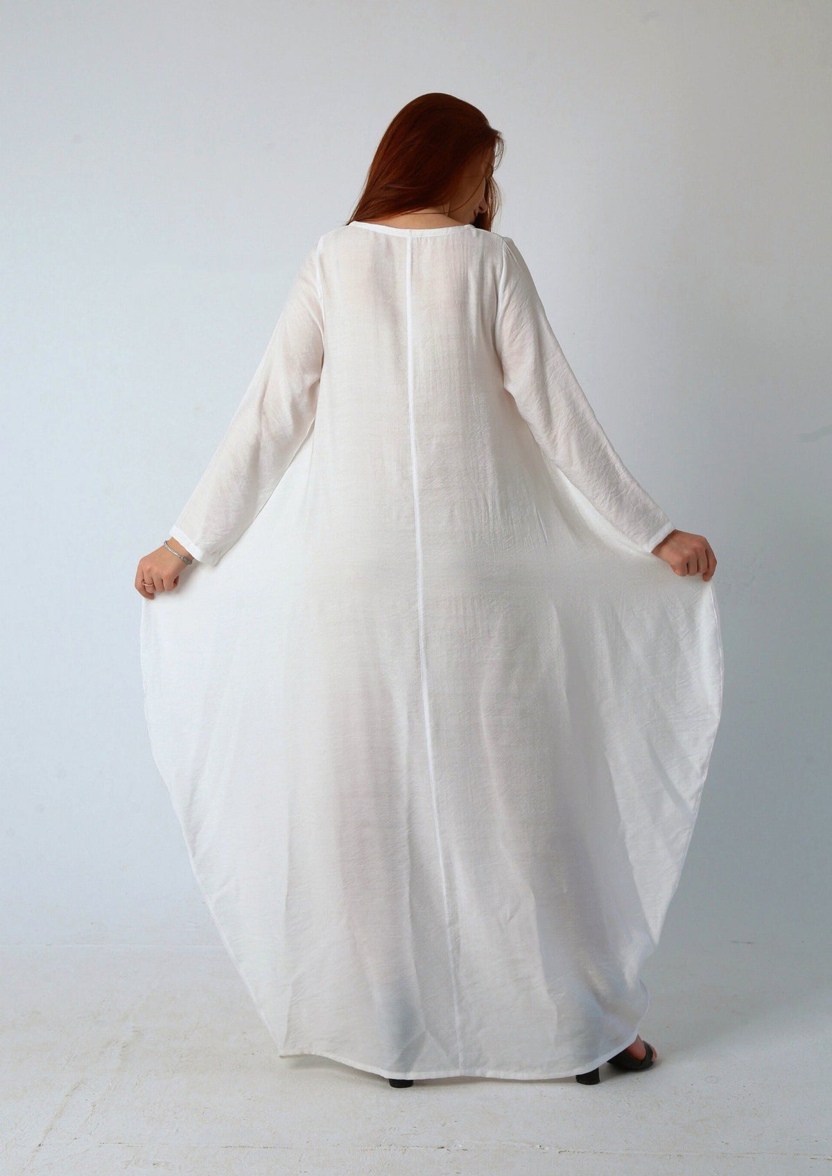 Butterfly Linen Dress