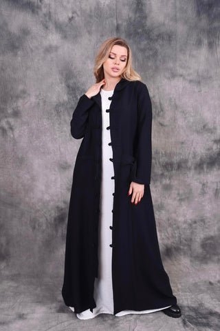 Japanees Style Cardigan Kimono | Handmade Kaftan with Handcrafted Buttons & Pockets – Available in 4 Elegant Colors