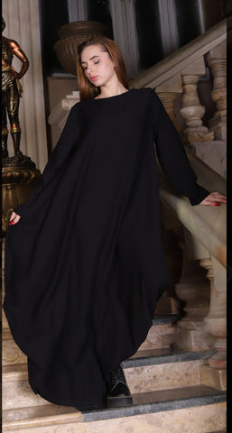 Butterfly-Cut Linen Dress with Side Pockets – Available in 6 Colors