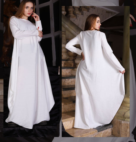 Butterfly-Cut Linen Dress with Side Pockets – Available in 6 Colors