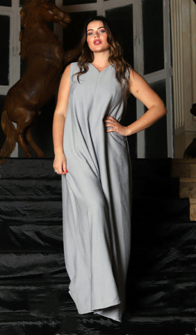 Wide Leg Linen Jumpsuit