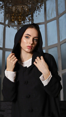 Japanees Style Cardigan Kimono | Handmade Kaftan with Handcrafted Buttons & Pockets – Available in 4 Elegant Colors