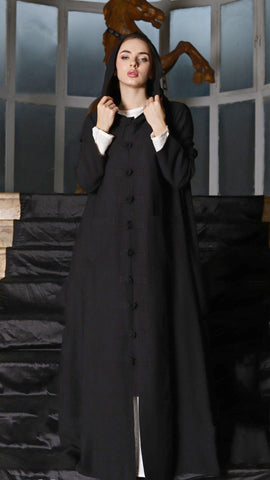 Japaneese Kafftan With Hand Made Buttons and Hoodie KimonoHandmade Kaftan with Handcrafted Buttons & Pockets – Available in 4 Elegant Colors