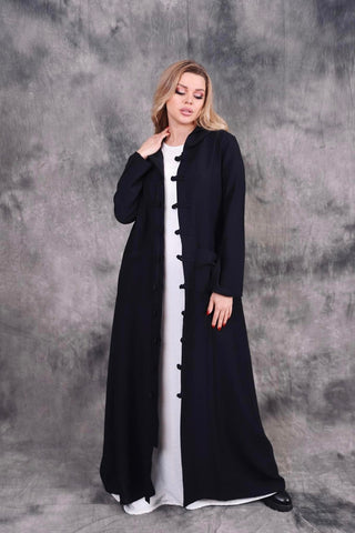 Japanees Style Cardigan Kimono | Handmade Kaftan with Handcrafted Buttons & Pockets – Available in 4 Elegant Colors