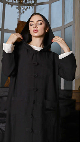 Japanees Style Cardigan Kimono | Handmade Kaftan with Handcrafted Buttons & Pockets – Available in 4 Elegant Colors