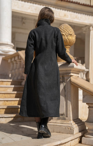 Wrap Long coat - Wool