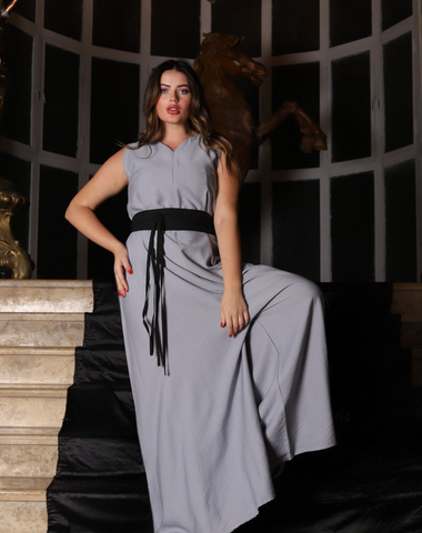 Wide Leg Linen Jumpsuit