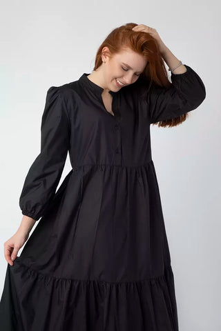 Long Soft Dress - Black