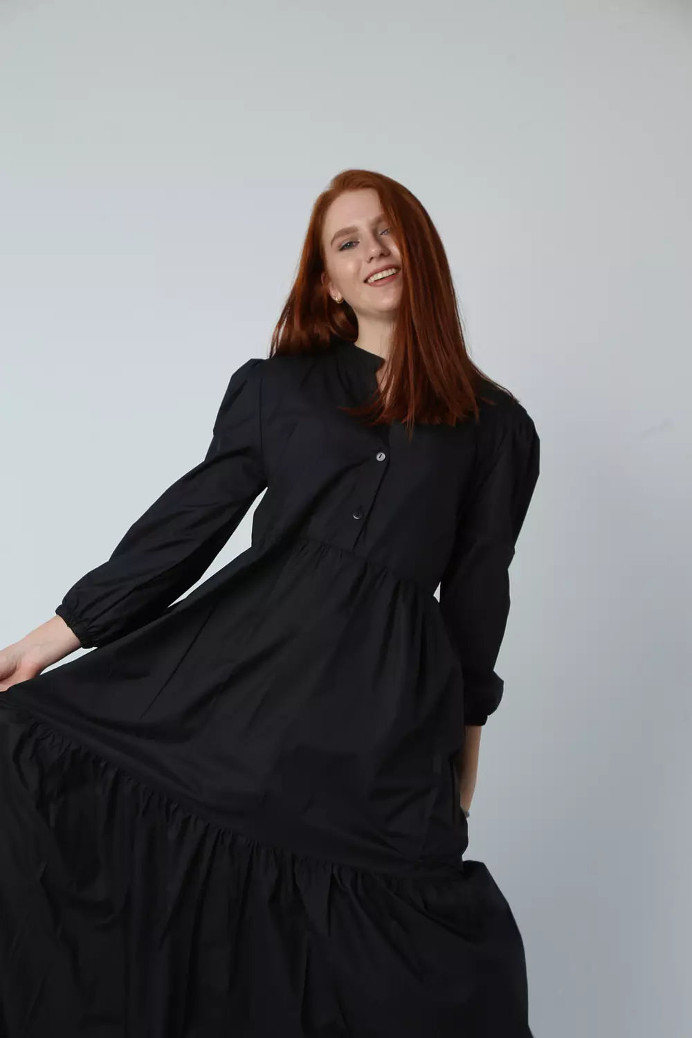 Long Soft Dress - Black