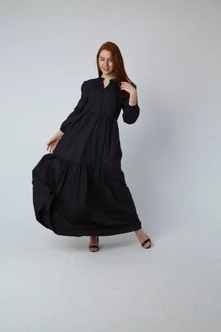 Long Soft Dress - Black