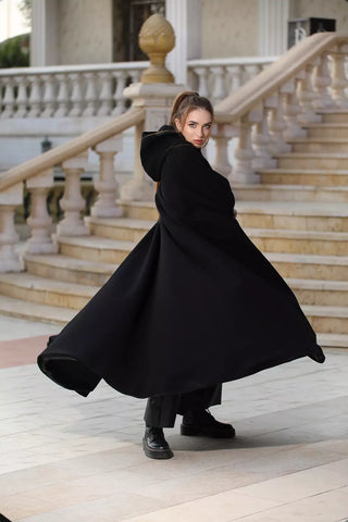 Winter Wool Cap Coat