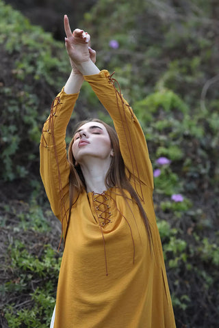 2  Peices |  Open Side Maxi Linen dress & Basic dress